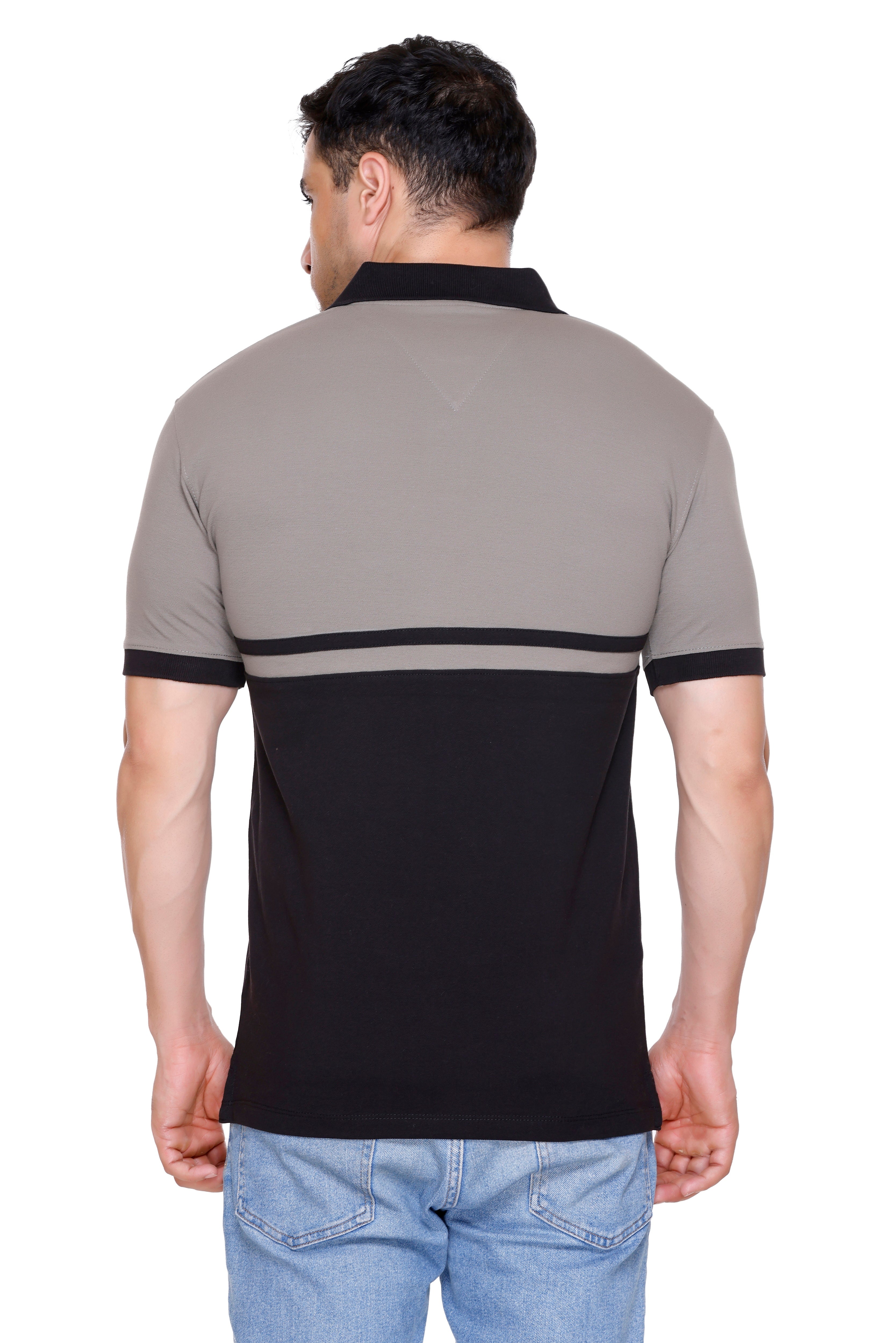 Hood Culture Men’s Cotton Polo T-Shirt – Half Sleeve