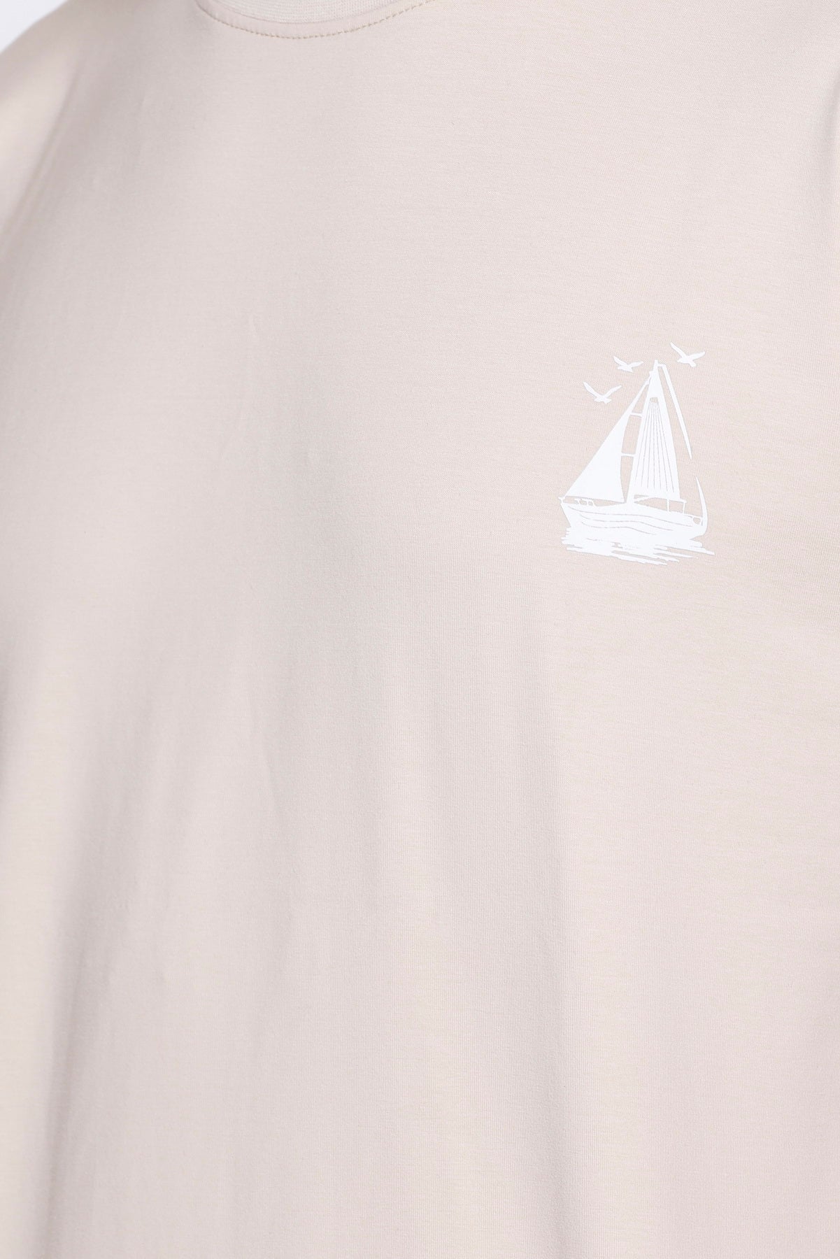 Hood Culture Men’s Oversized Cotton Lycra T-Shirt – Round Neck