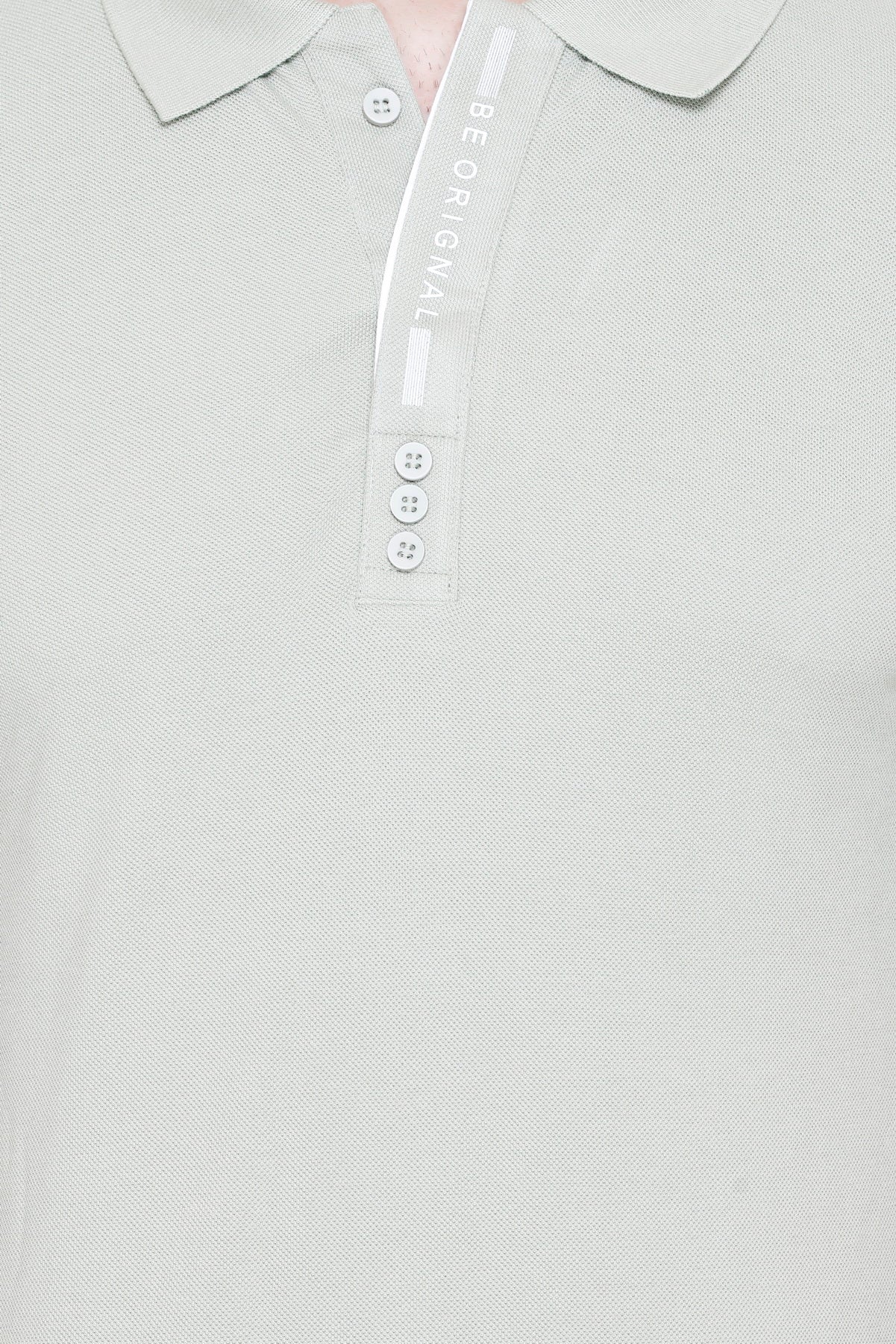 Hood Culture Men’s Solid Cotton Polo T-Shirt – Half Sleeve
