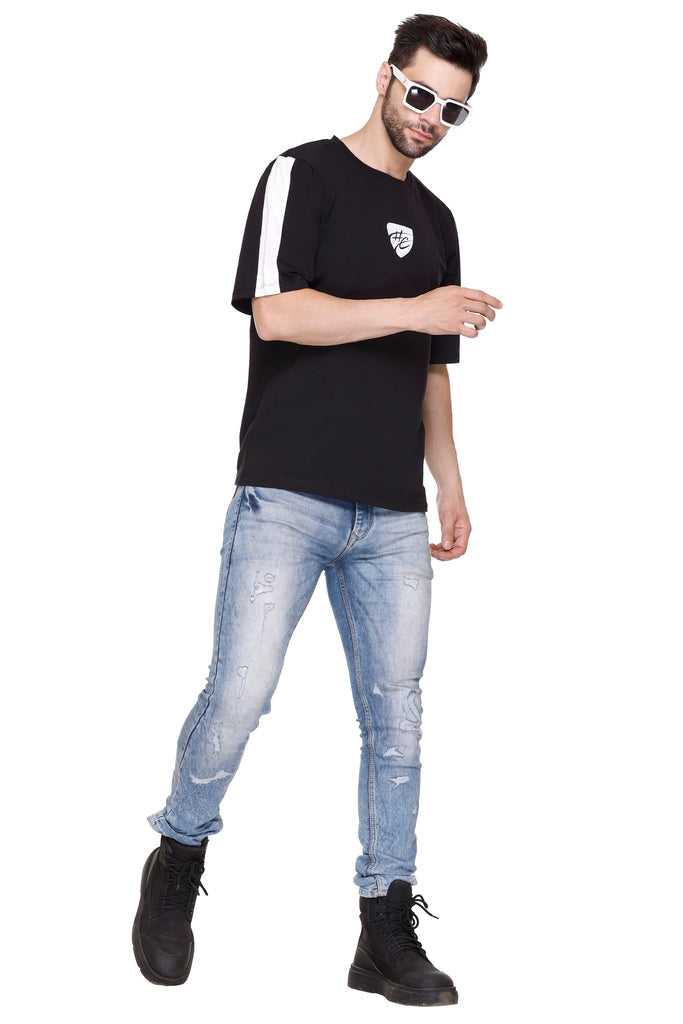 Men’s Printed Cotton Lycra T-Shirt | Hood Culture