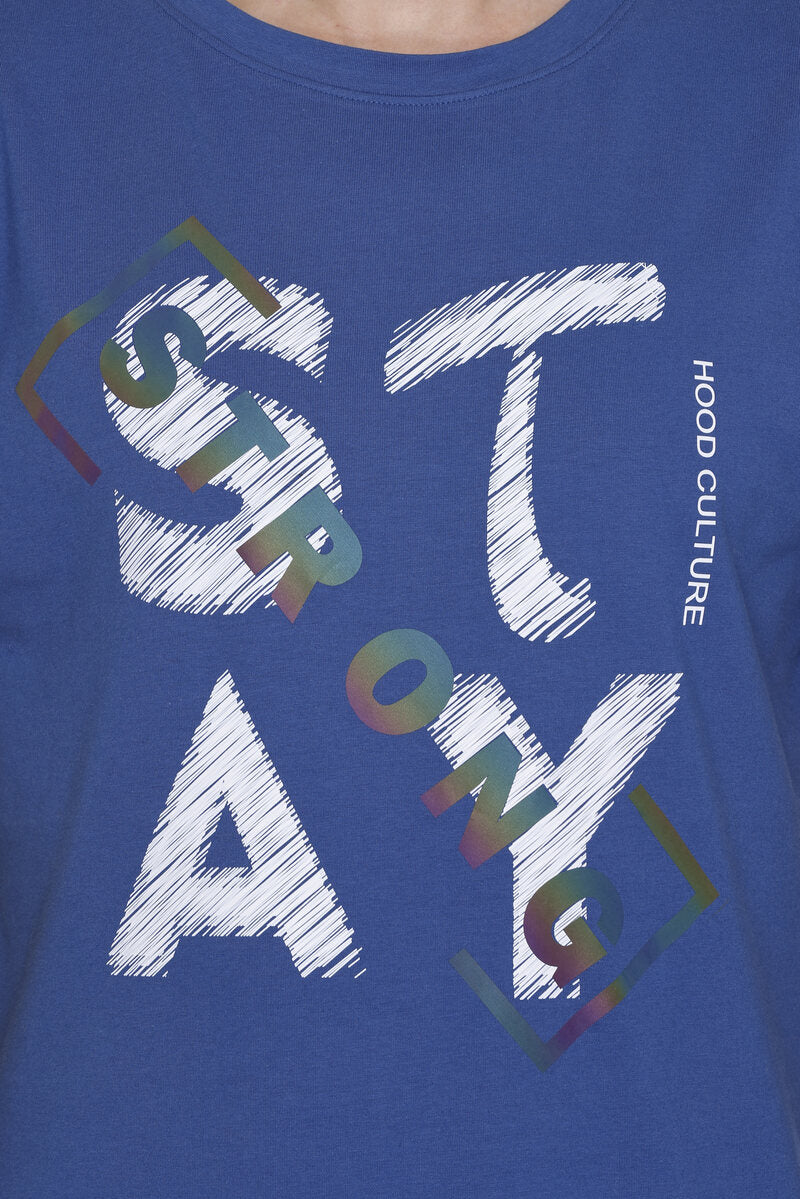 Men’s Printed Cotton Lycra T-Shirt | Hood Culture