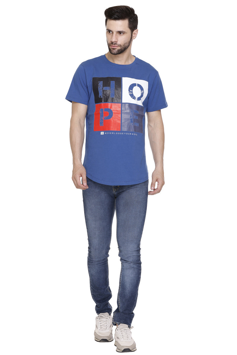 Men’s Printed Cotton Lycra T-Shirt | Streetwear by Hood Culture