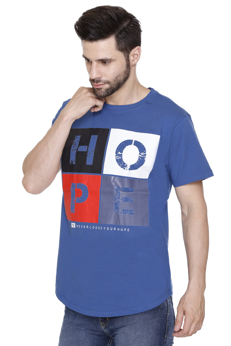 Men’s Printed Cotton Lycra T-Shirt | Streetwear by Hood Culture