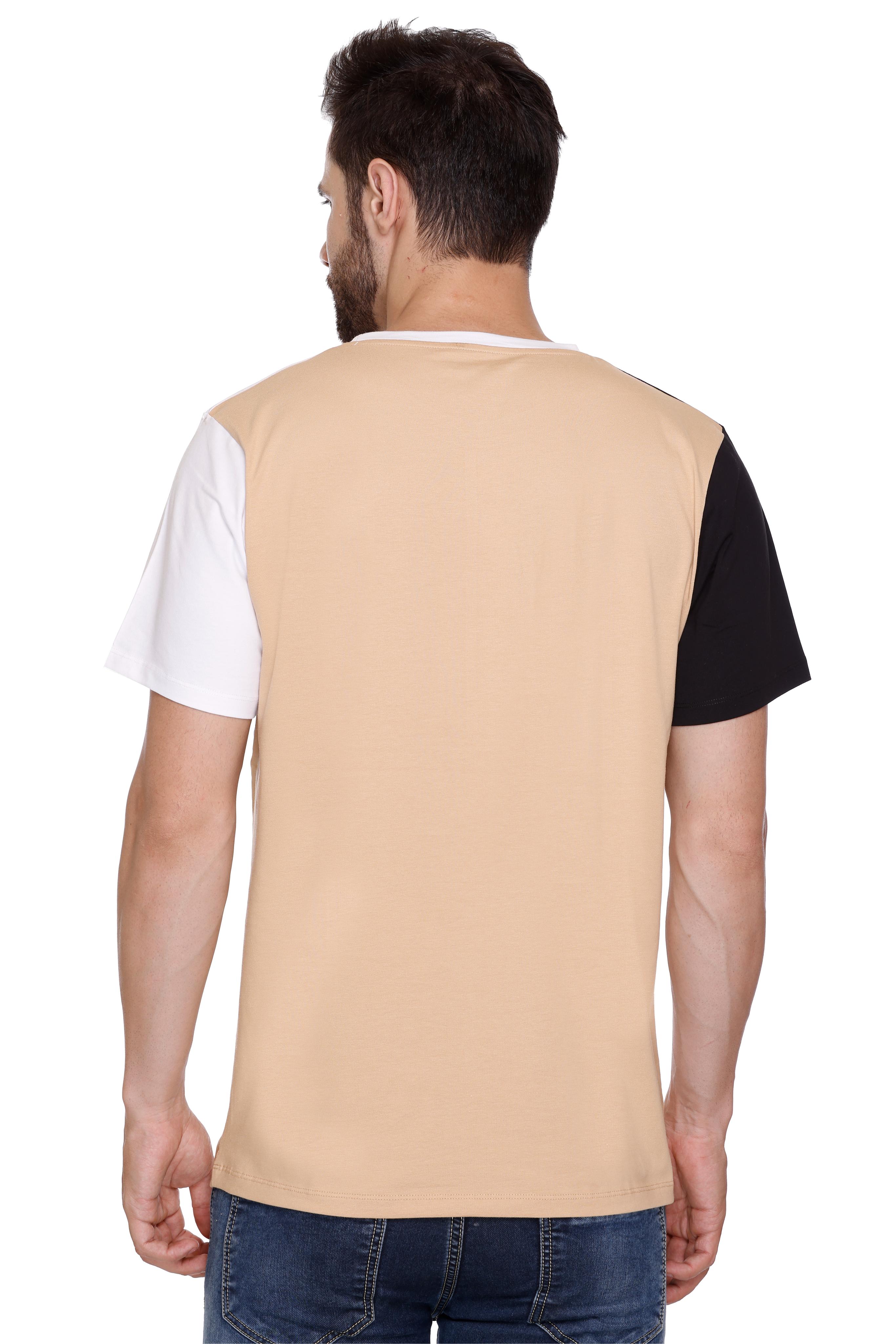 Hood Culture Men’s Printed Cotton Lycra T-Shirt