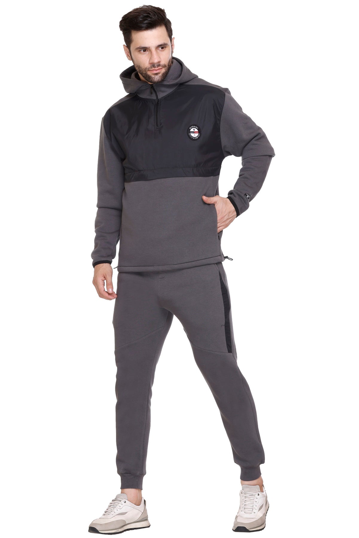 Men Winter Tracksuit Dark Grey