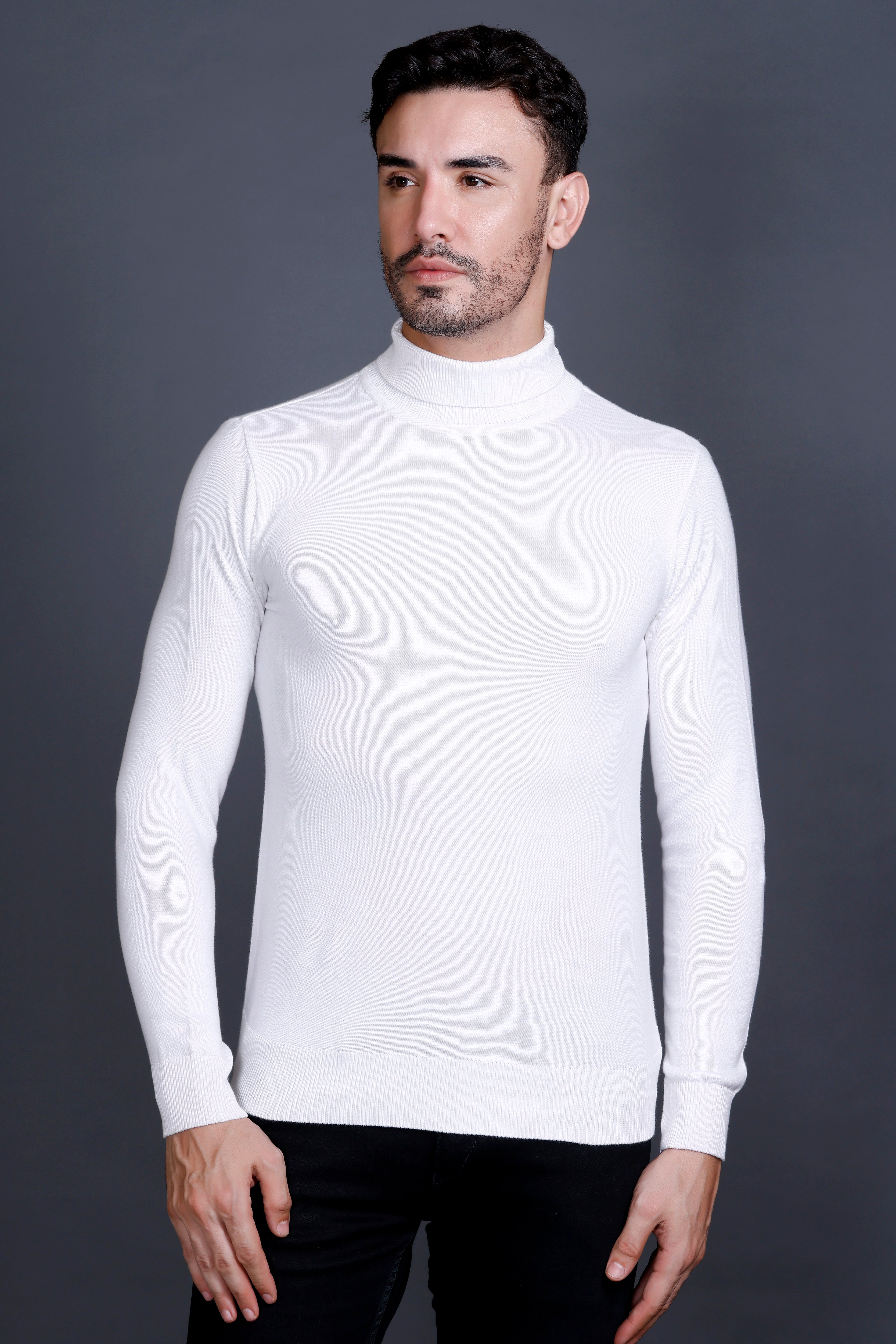 Men’s Cotton Wool High Neck Premium Sweater