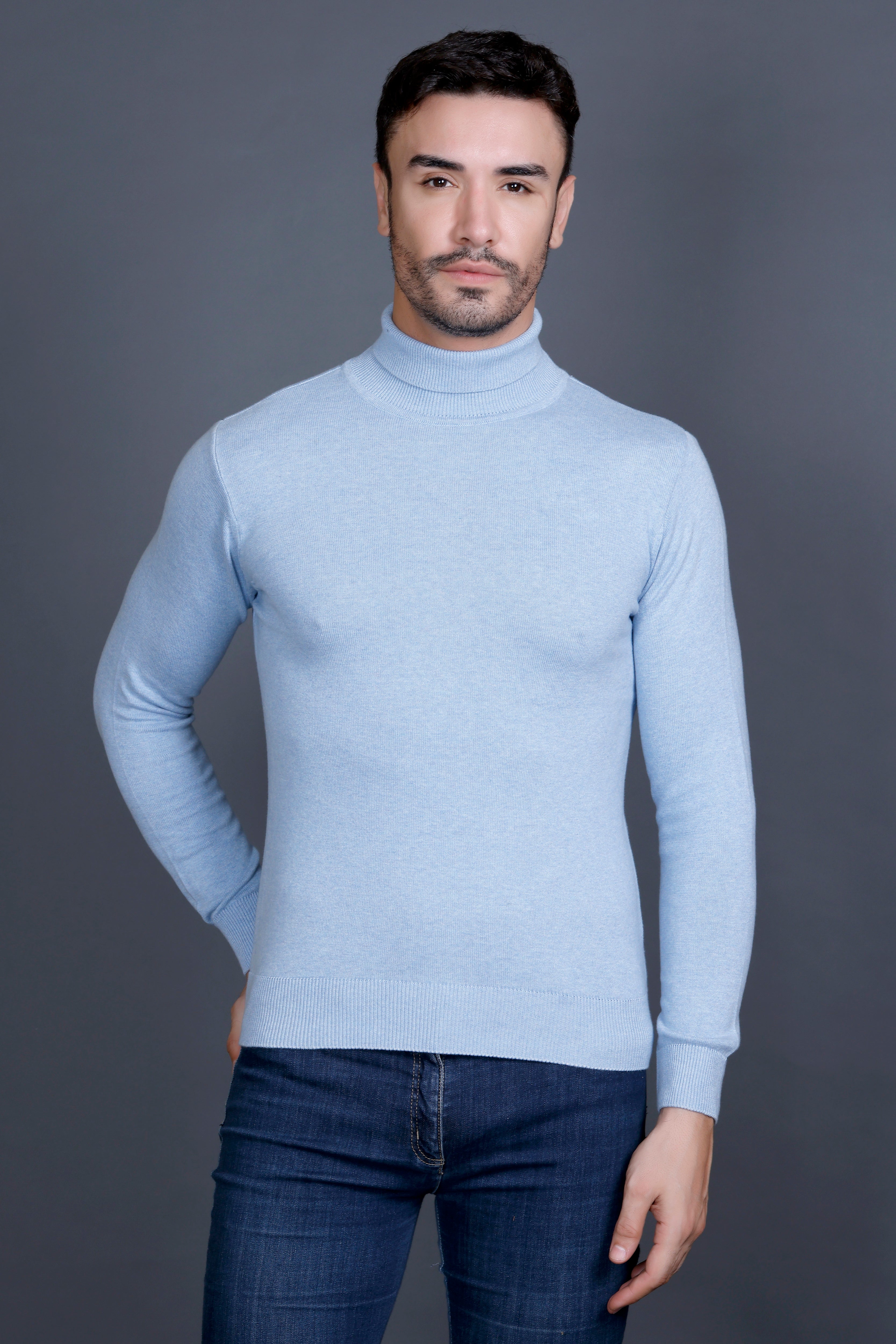 Men’s Cotton Wool High Neck Premium Sweater