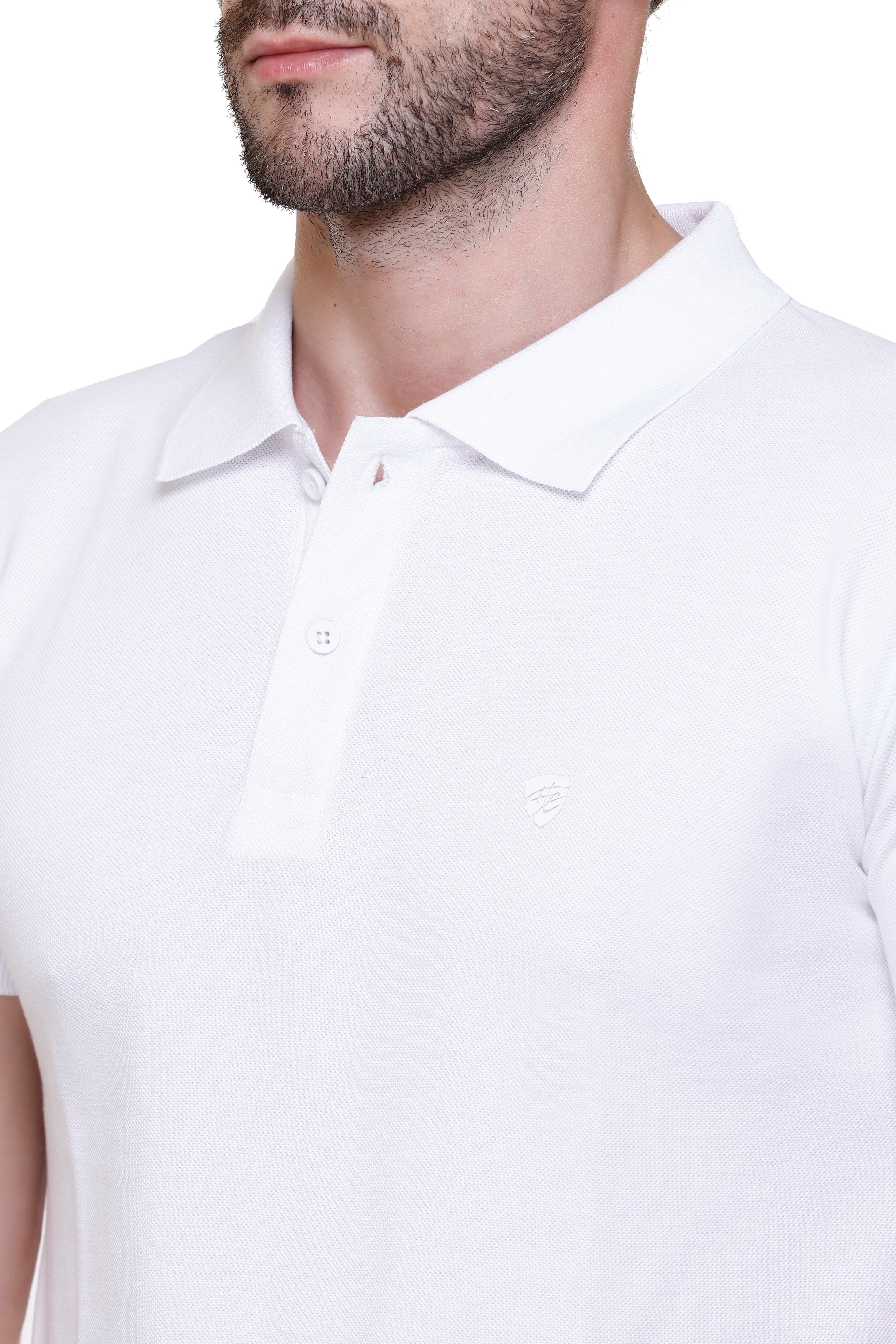 Hood Culture Men’s Solid Cotton Polo T-Shirt – Half Sleeve