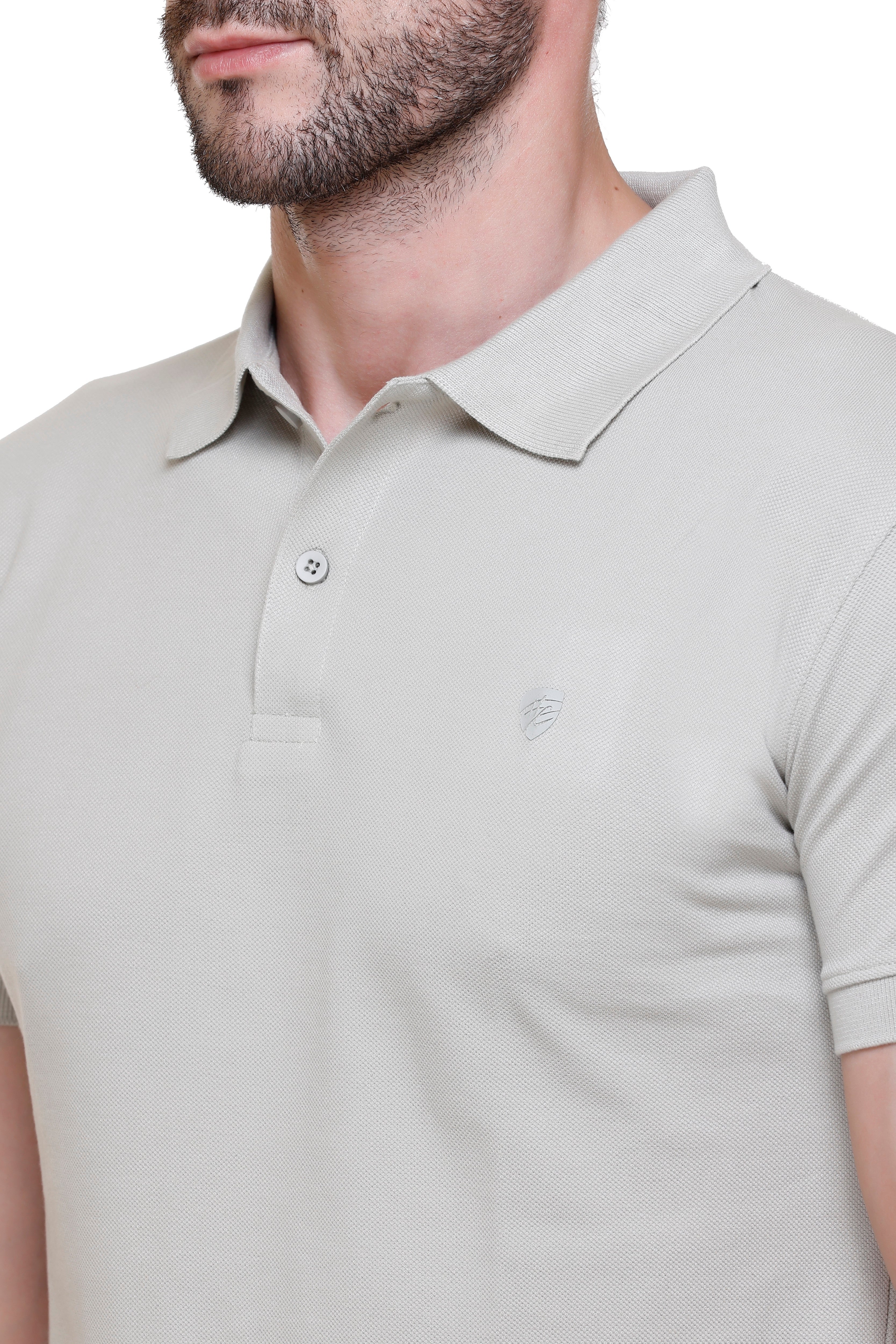 Hood Culture Men’s Solid Cotton Polo T-Shirt – Half Sleeve