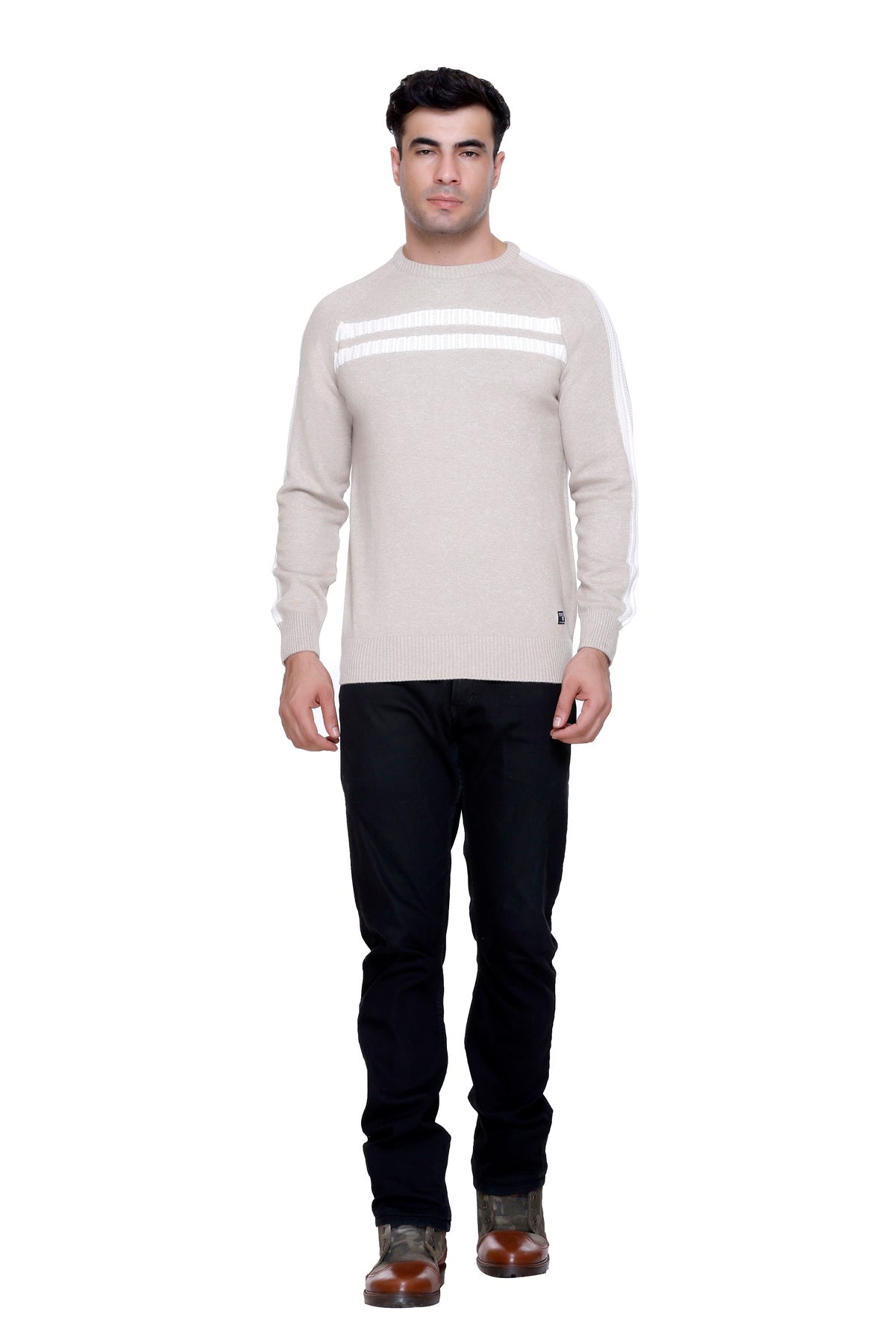 Men’s Cotton Wool Premium Sweater ( Mouse Color )