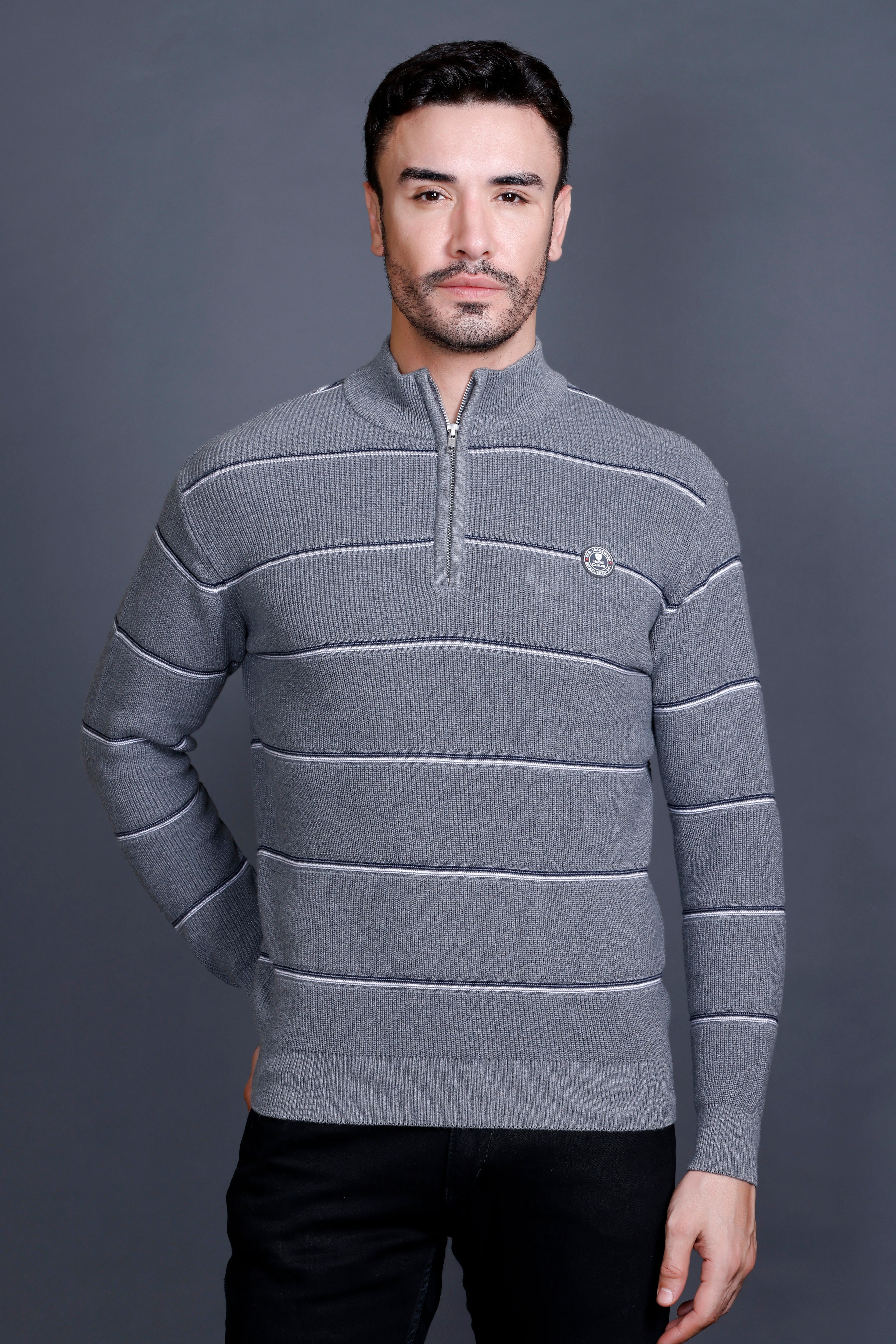 Men's Cotton Wool Blend Sweater