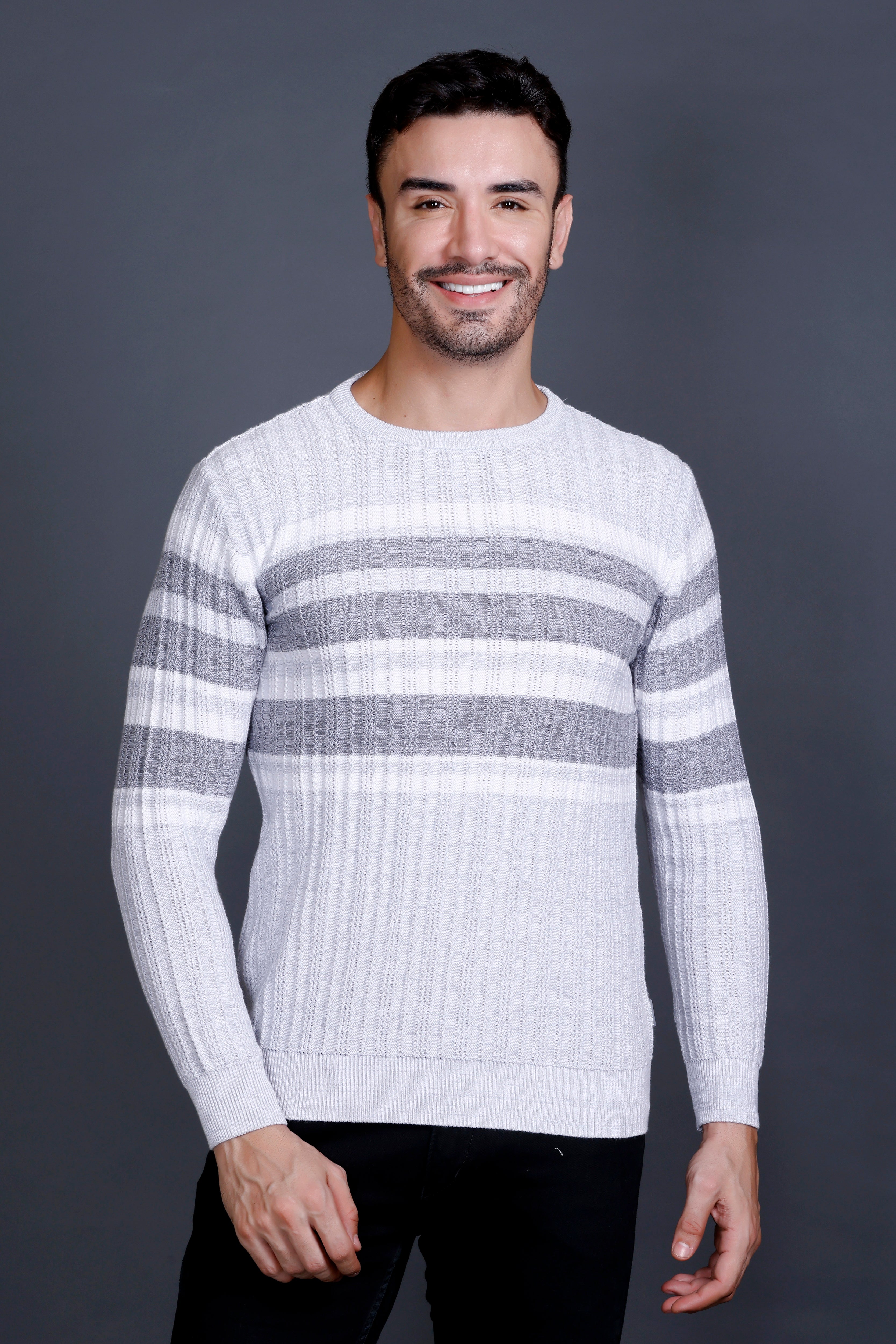 Men's Cotton Wool Blend Sweater