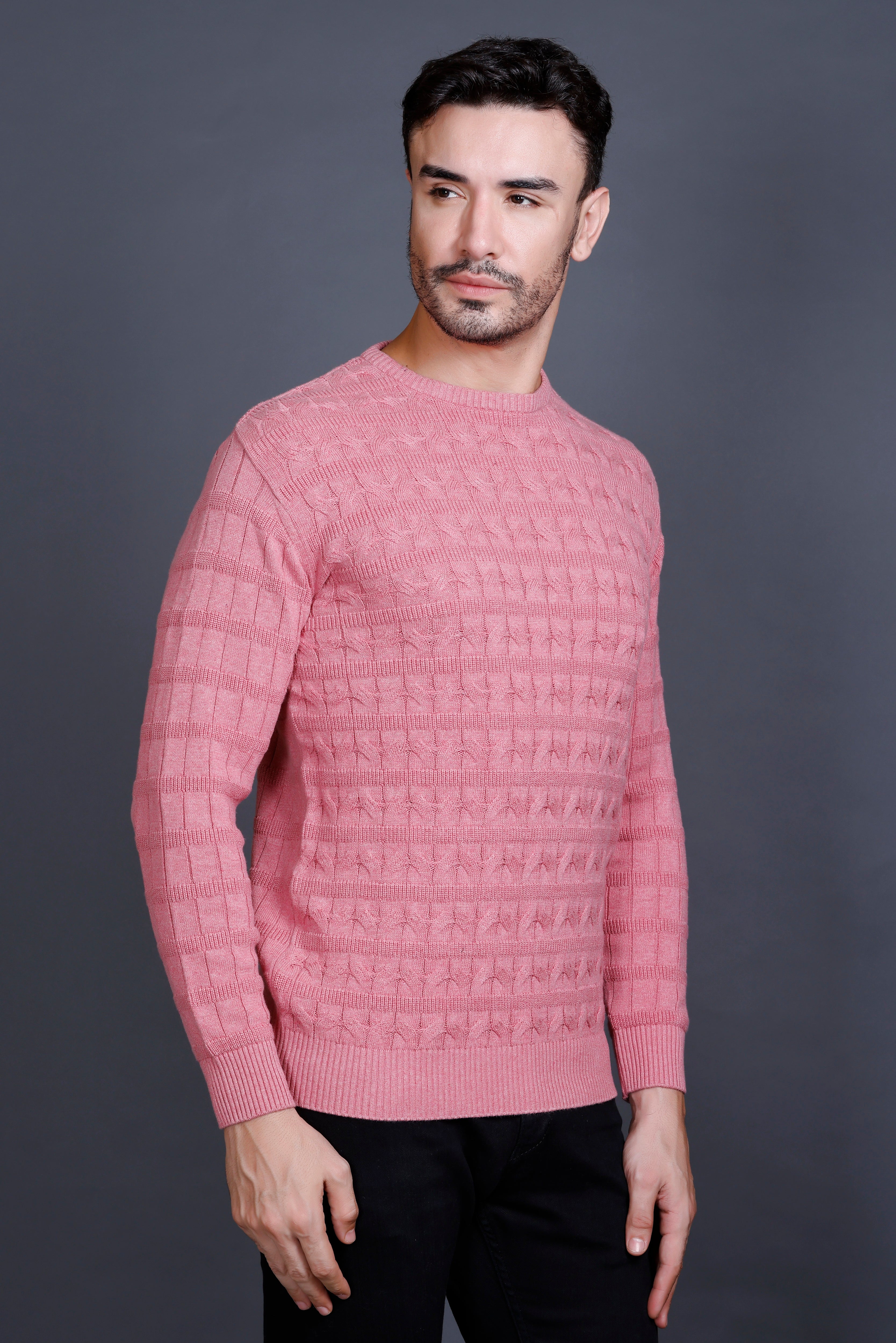 Men's Cotton Wool Round Neck Sweater